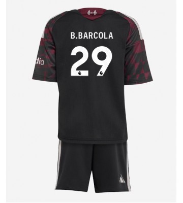 Liverpool Bradley Barcola #29 Tredjeställ Barn 2026-27 Kortärmad (+ Korta byxor)